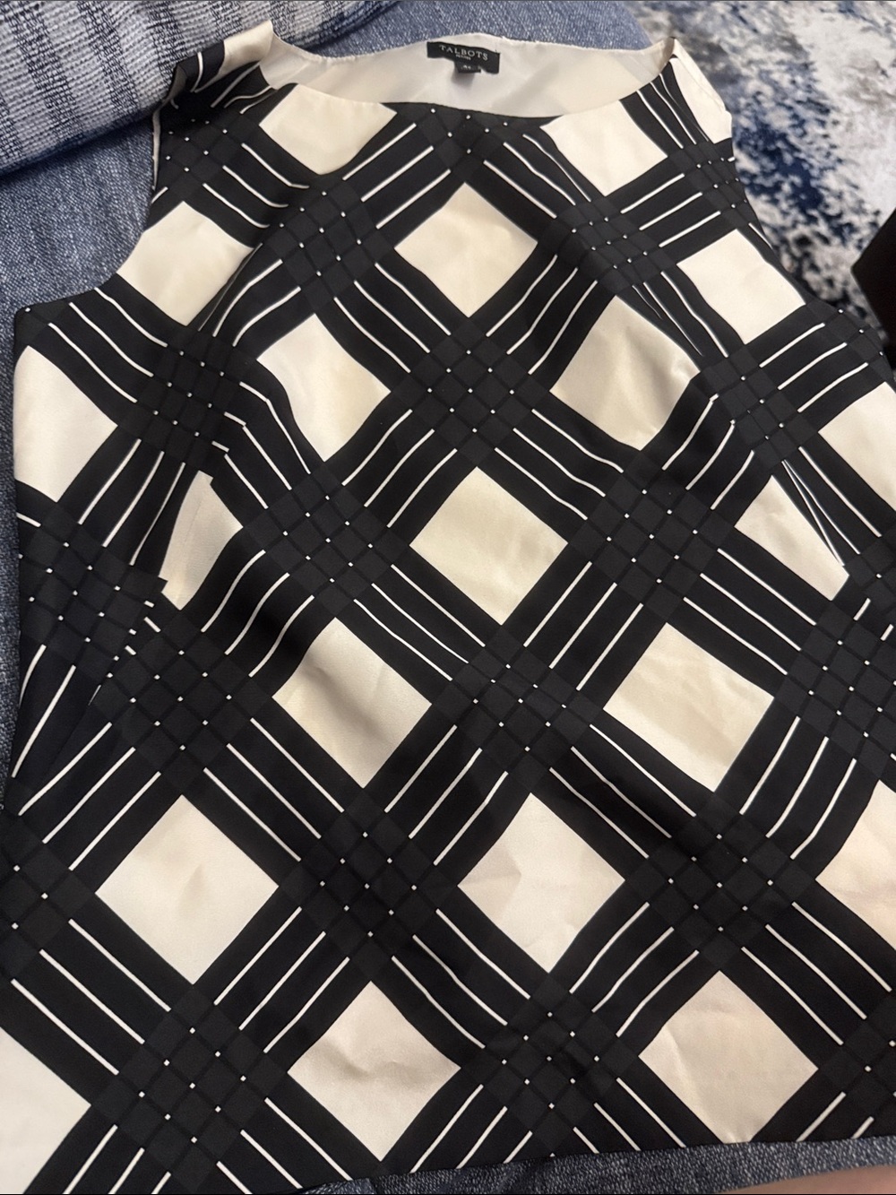 Talbots Sleeveless Blouse 4P